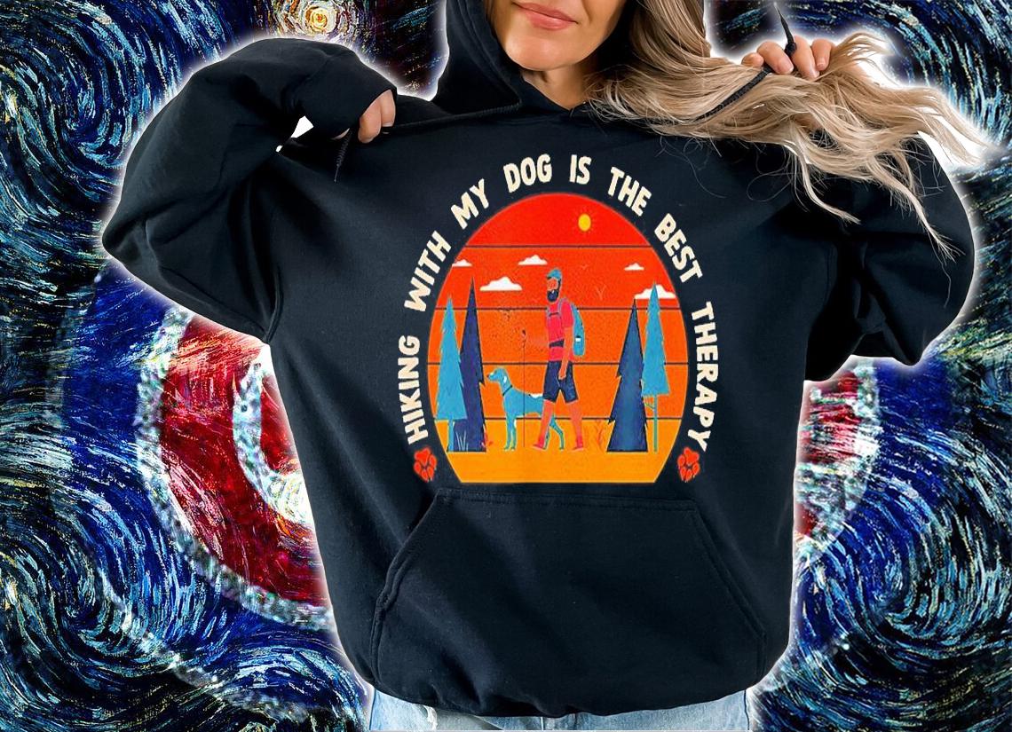 Hiking Is The Best Therapy T-Shirt t-shirt hoodie
