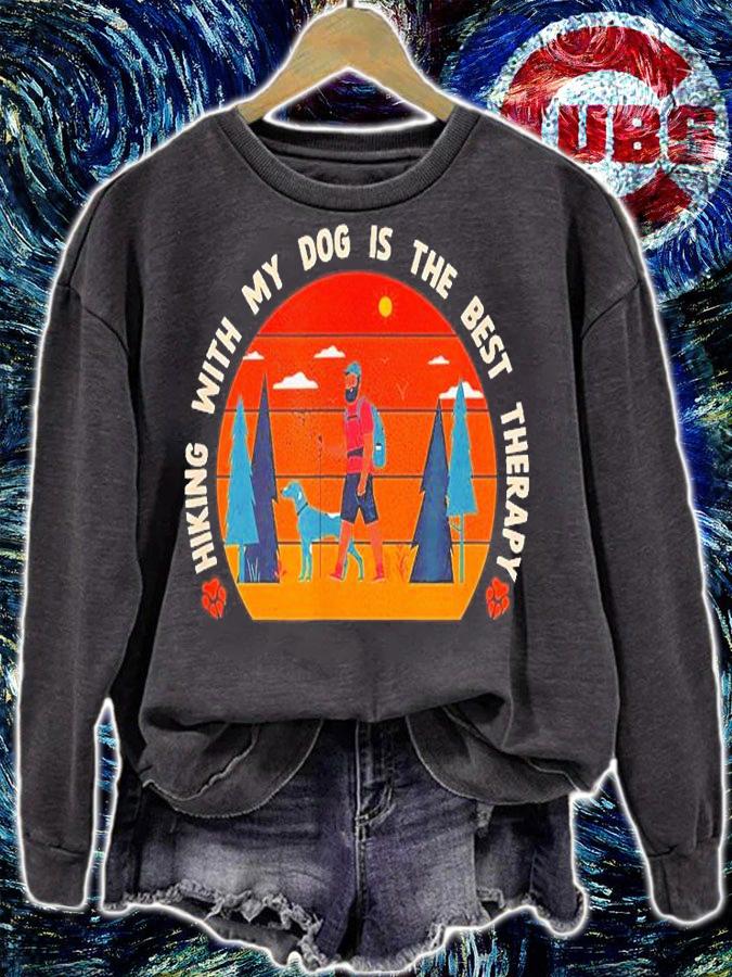Hiking Is The Best Therapy T-Shirt t-shirt sweatshirt