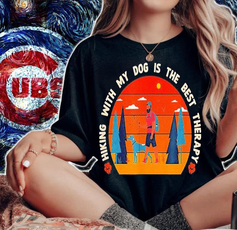 Hiking Is The Best Therapy T-Shirt t-shirt woman shirt
