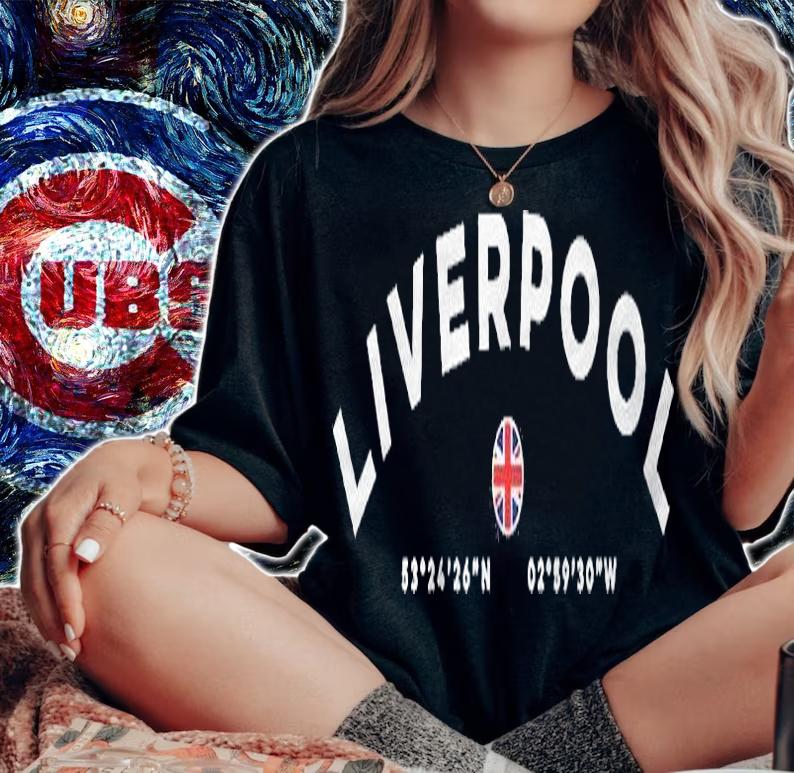 Liverpool England Uk United Kingdom Pullover Shirt t-shirt