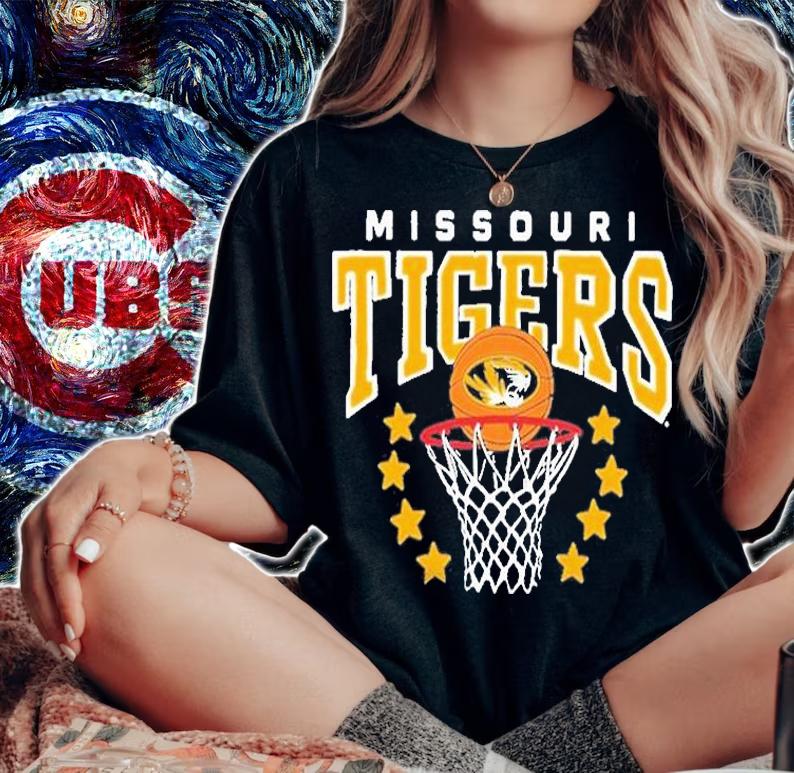 Missouri Tigers Basketball Stars T-Shirt t-shirt
