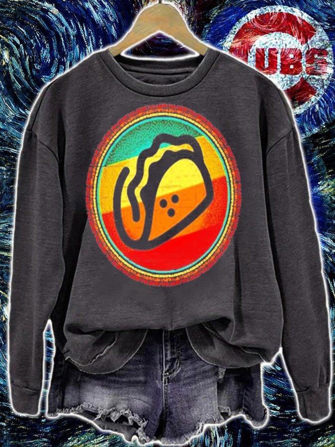 Taco Vintage Food Vintage Retro T-Shirt t-shirt sweatshirt