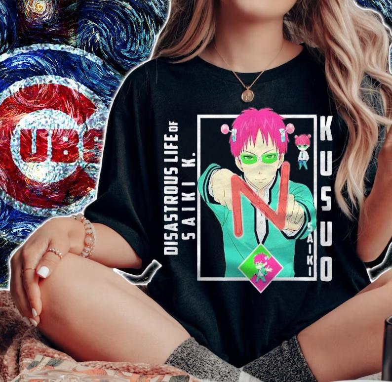 The Disastrous Life Of Saiki K Classic Manga Seasons t-shirt