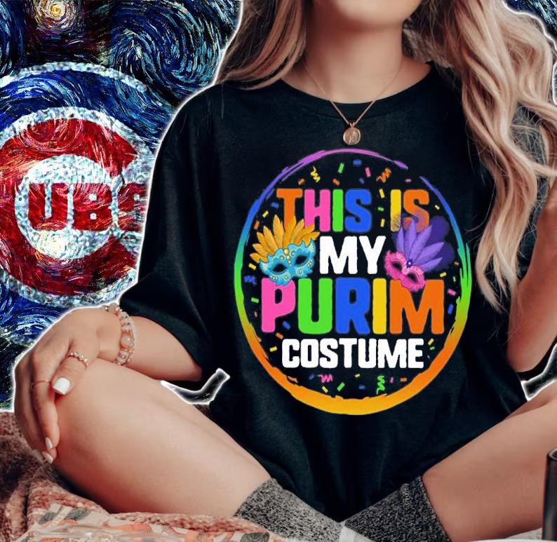 This Is My Purim Costume, Adult Mardi Gras 2022 T-Shirt t-shirt woman shirt
