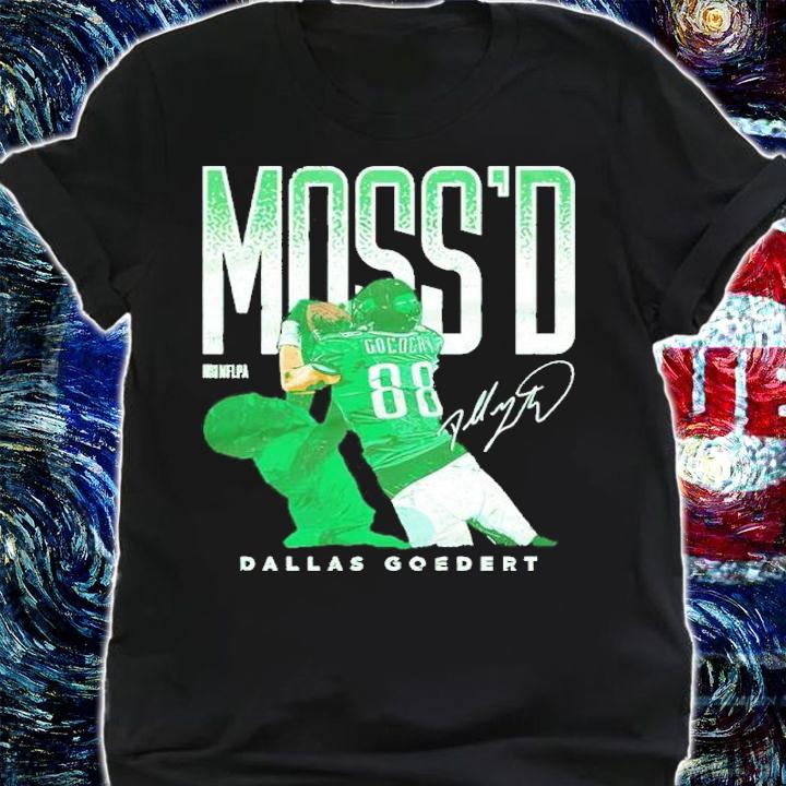 Dallas Goedert Philadelphia Moss'd Football Shirt t-shirt shirt