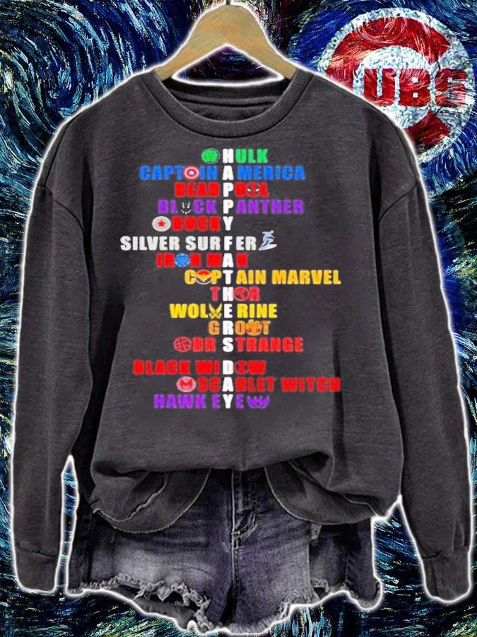 Happy Fathers Day Hulk Captain America Deadpool Black Panther Bucky Shirt t-shirt sweatshirt