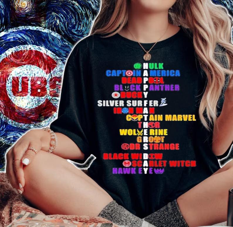 Happy Fathers Day Hulk Captain America Deadpool Black Panther Bucky Shirt t-shirt woman shirt