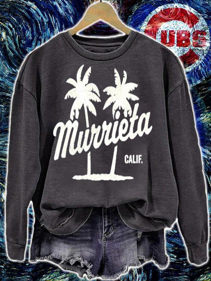 Murrieta California Vintage 70S Palm Trees Graphic T-Shirt t-shirt