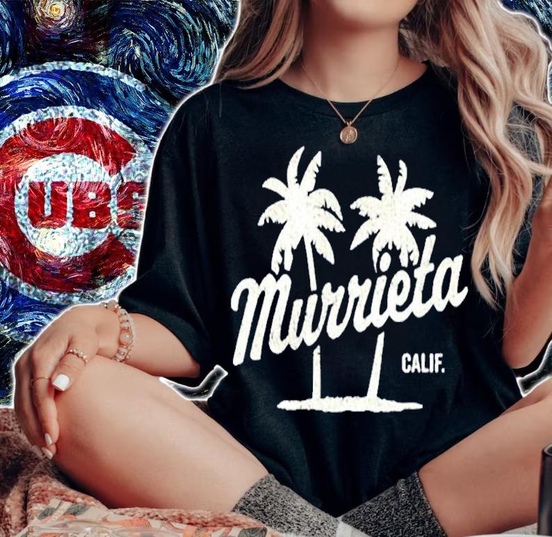 Murrieta California Vintage 70S Palm Trees Graphic T-Shirt t-shirt