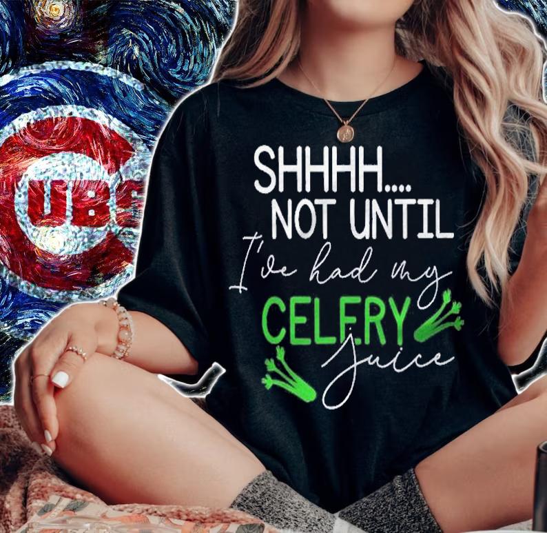 Shhh Celery Celery Shirt Gift For Celery Juice Lover Shirt t-shirt