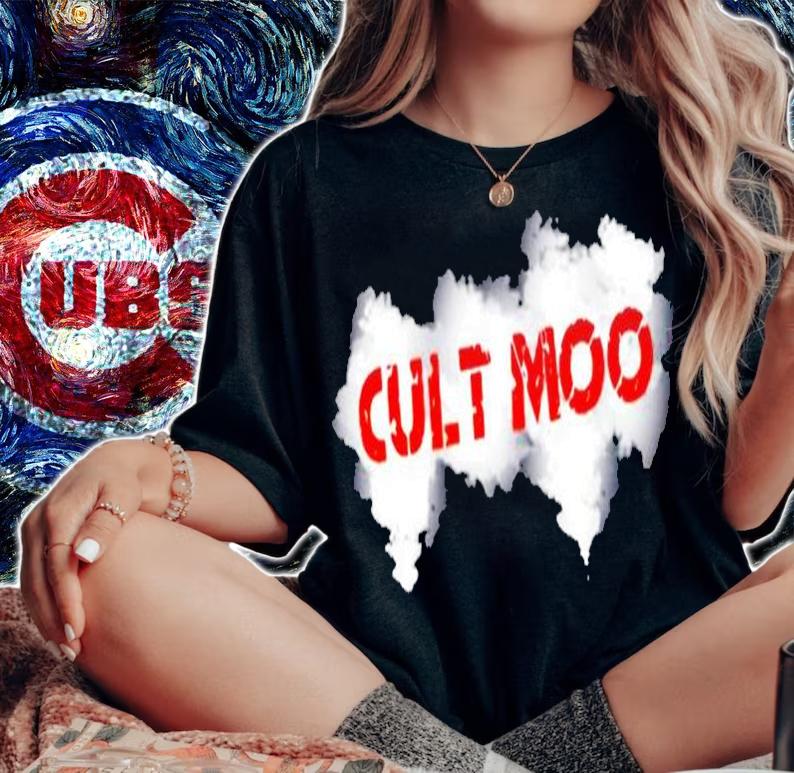 Cult Moo Logo Smokey Red T-Shirt t-shirt