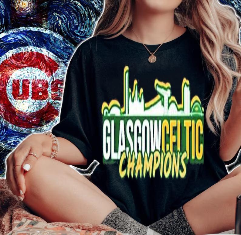 Glasgow Celtic Champions AJ Celtic Shirt t-shirt