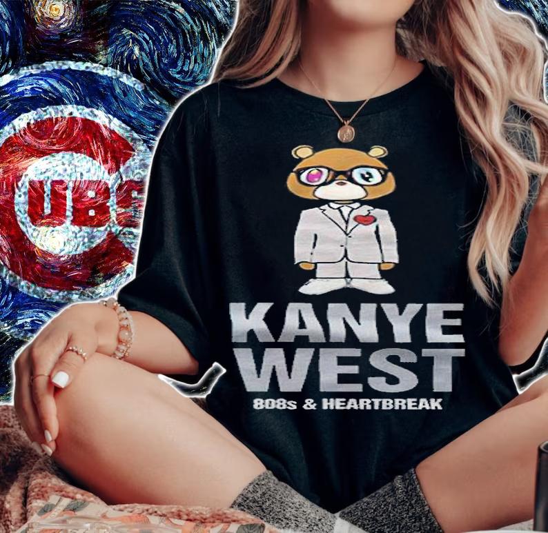 Kanye West 808s and Heartbreak Bear T-shirt t-shirt woman shirt