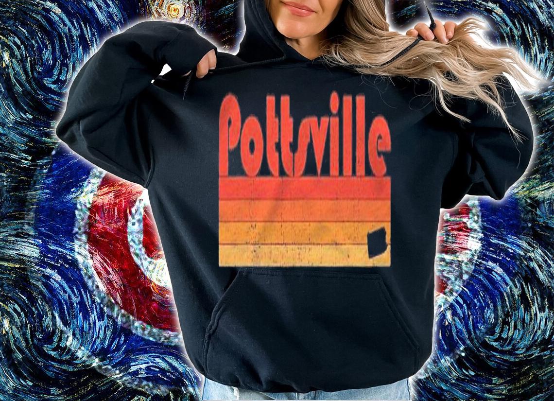 Retro 80S Style Pottsville Pa Shirt t-shirt hoodie