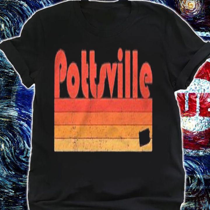 Retro 80S Style Pottsville Pa Shirt t-shirt shirt