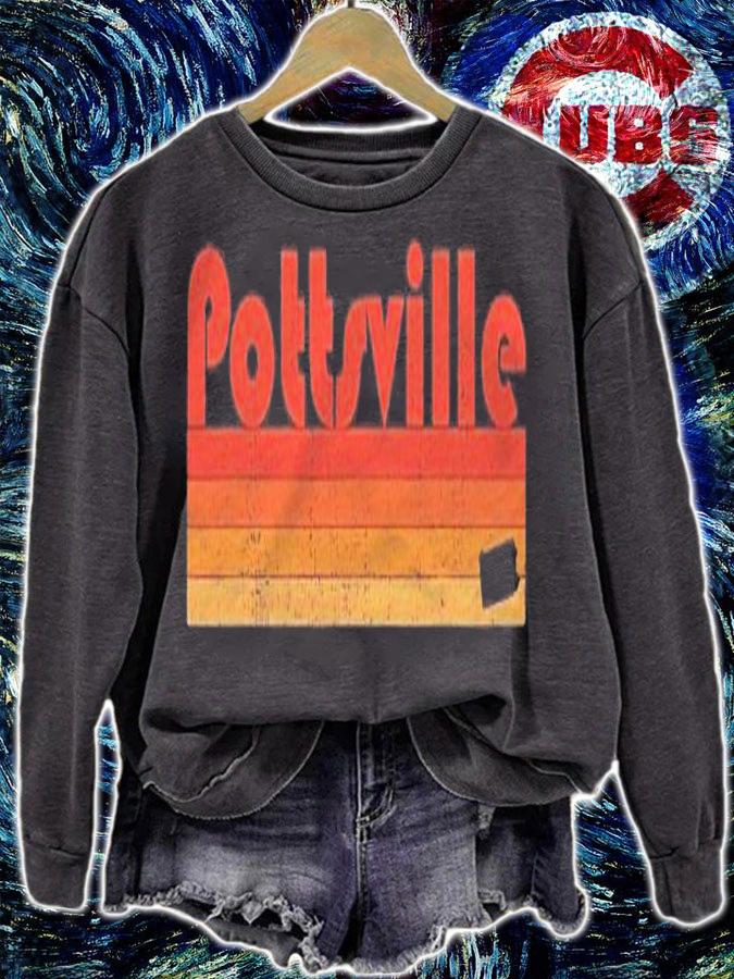 Retro 80S Style Pottsville Pa Shirt t-shirt sweatshirt