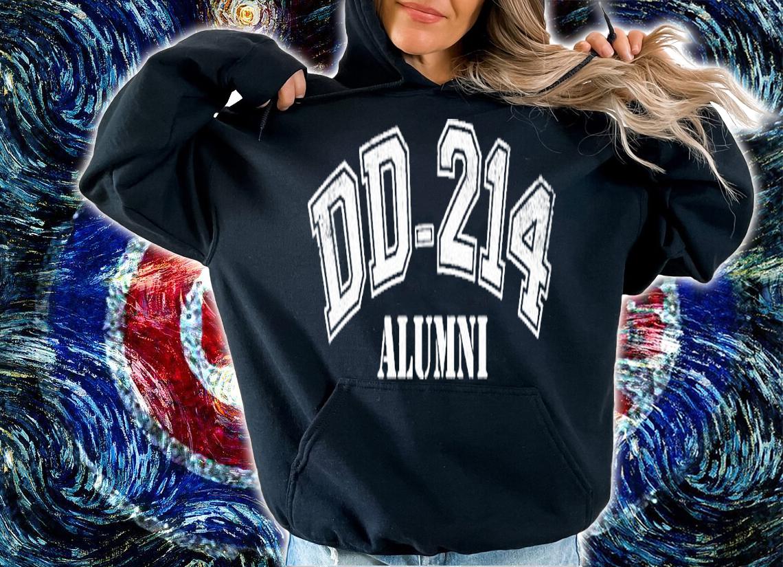 DD214 Alumni US Memorial Veteran Day T-Shirt
