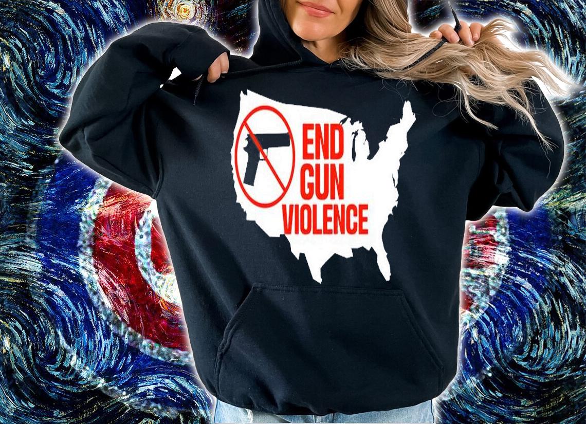 End Gun Violence Pray For Texas School Shooting T-Shirt hoodie