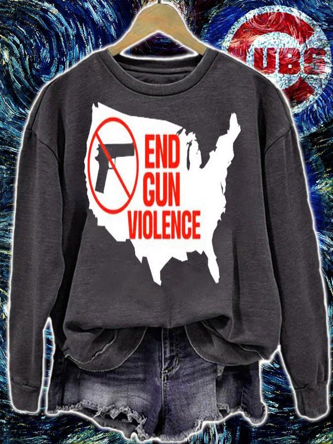 End Gun Violence Pray For Texas School Shooting T-Shirt sweatshirt