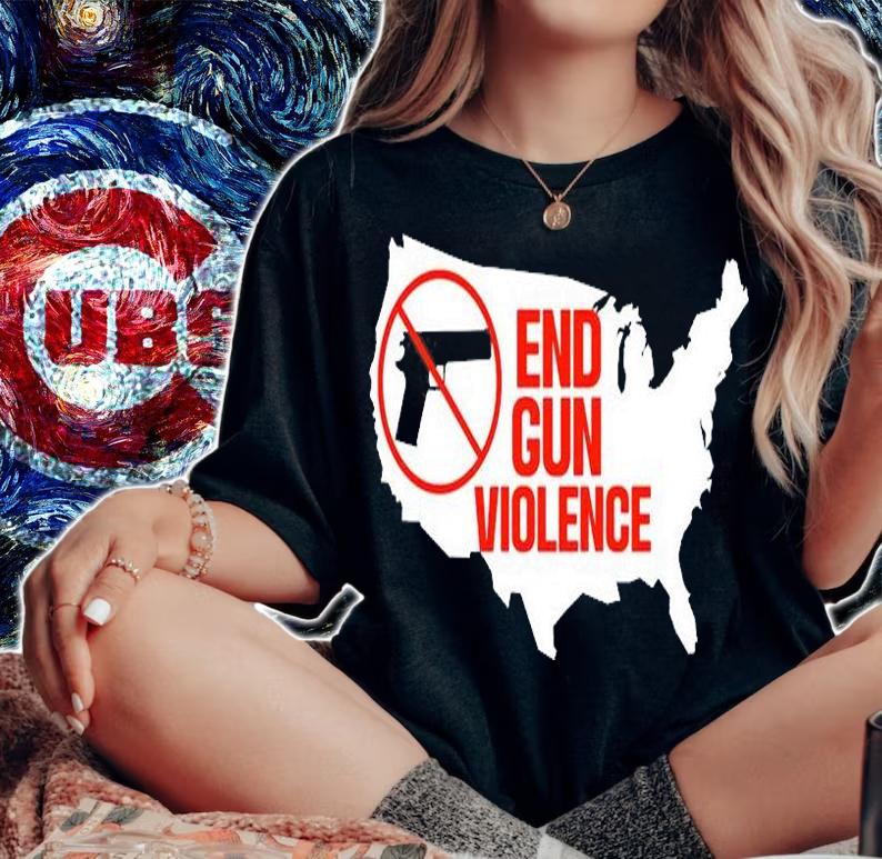 End Gun Violence Pray For Texas School Shooting T-Shirt woman shirt