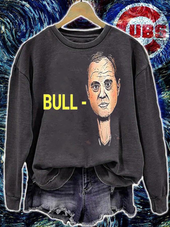 Funny Bull Schiff Meme Adam Schiff Bull Schiff T-Shirt sweatshirt
