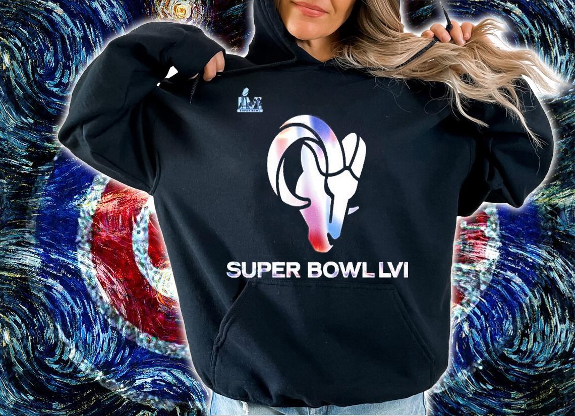 Los Angeles Rams Fanatics Branded Super Bowl LVI Bound Shimmer T-Shirt