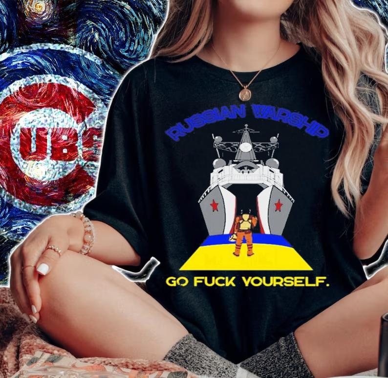 Official Jack Aldane Russian Warship Go Fuck Yourself Shirt