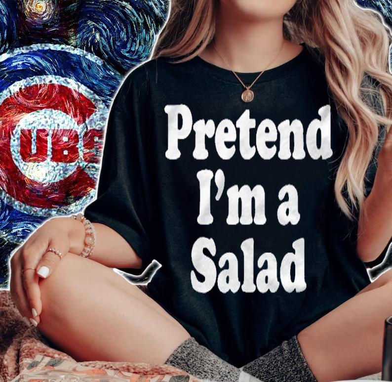Pretend Im A Salad Funny Lazy Easy Halloween Costume Shirt woman shirt