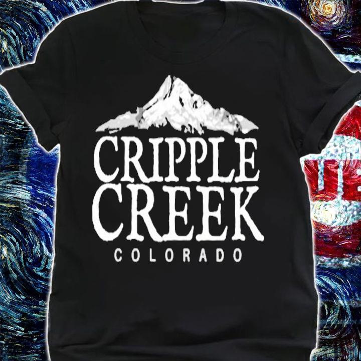 Womens Cripple Creek Co Shirt Colorado Mountain Town T-Shirt shirt