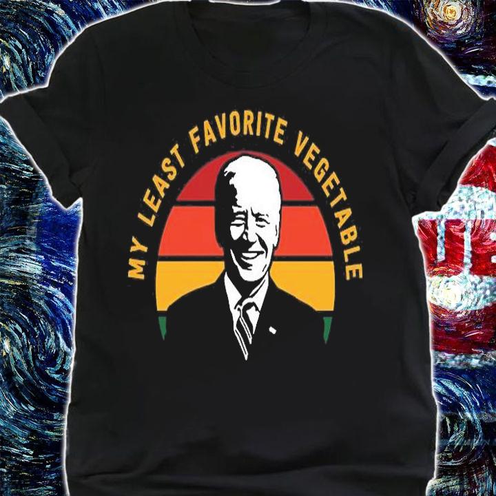 Funny Anti Biden My Least Favorite Vegetable Biden T-Shirt shirt