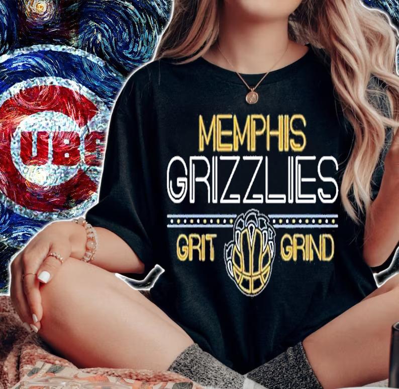 Memphis Grizzlies Grit Grind 2022 T-Shirt woman shirt
