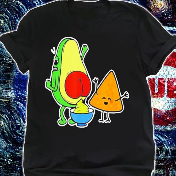 Pooping Avocado And Tortilla Chip Guacamole Poop Turd Vegan 2022 Shirt shirt