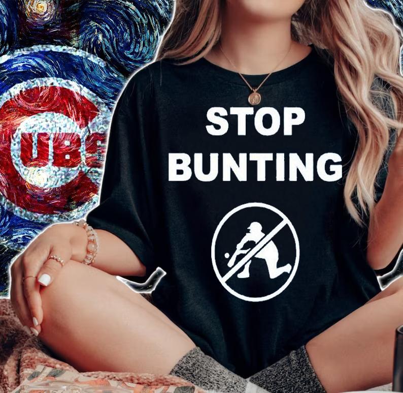 Stop Bunting Baseball T-Shirt