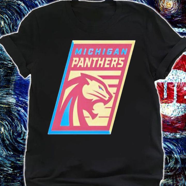 USFL Michigan Panthers Fleeces Shirt shirt