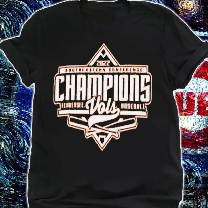 Champion Tennessee Volunteers Tennessee Orange SEC Baseball Regular Season Champions 2022 Shirt shirt