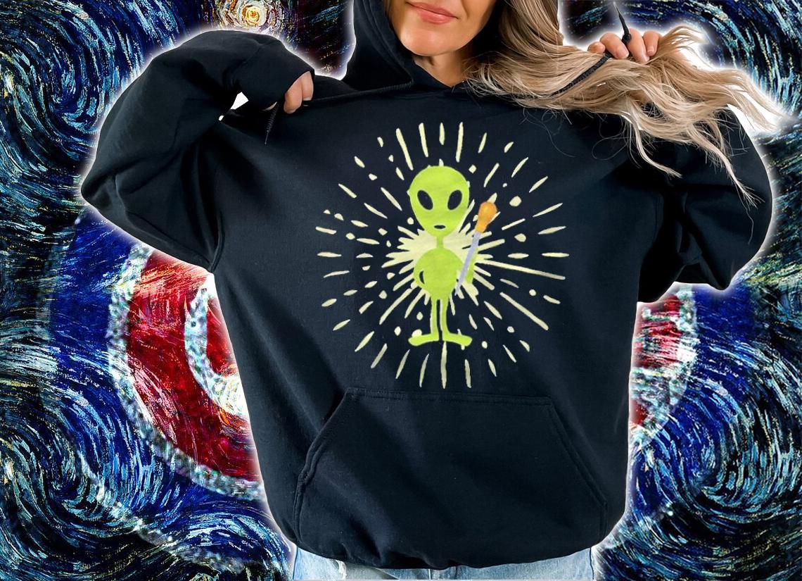 Funny Psychedelic Aliens 2022 T-shirt hoodie