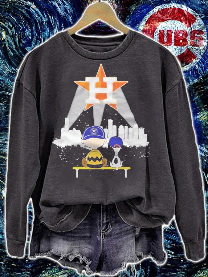 Houston Astros Chair Bow and Snoopy city shirt
