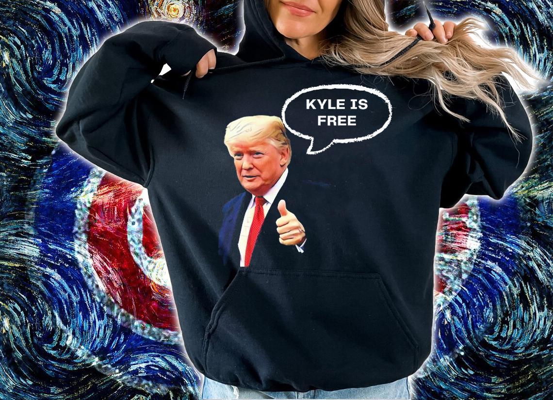 Kyle Is Free Donald Trump Thumbs Up T-Shirt hoodie