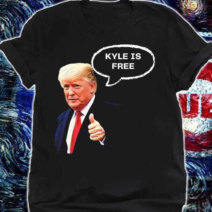 Kyle Is Free Donald Trump Thumbs Up T-Shirt shirt