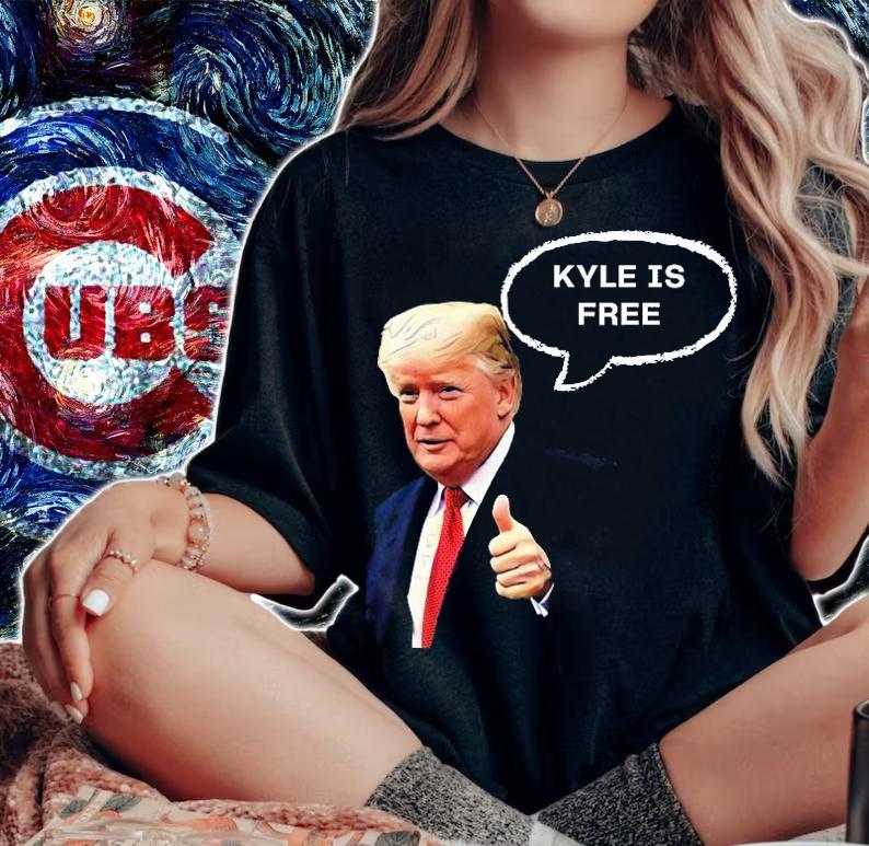 Kyle Is Free Donald Trump Thumbs Up T-Shirt woman shirt