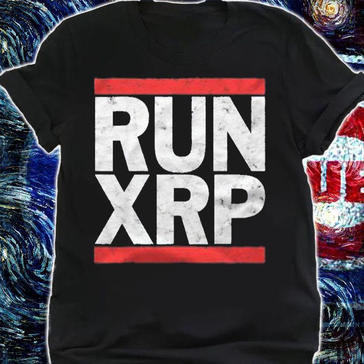 Mens Run Xrp Crypto Ripple Xrp To The Moon Shirt shirt