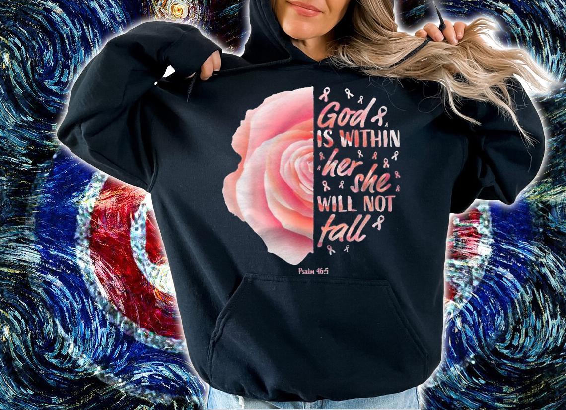 Christian Breast Cancer Survivor Warrior Gift Women Mom Kids Shirt