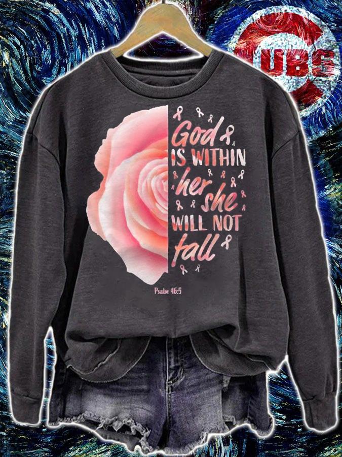 Christian Breast Cancer Survivor Warrior Gift Women Mom Kids Shirt