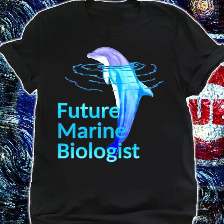 Future Marine Biologist Ocean Dolphin Pullover Shirt shirt