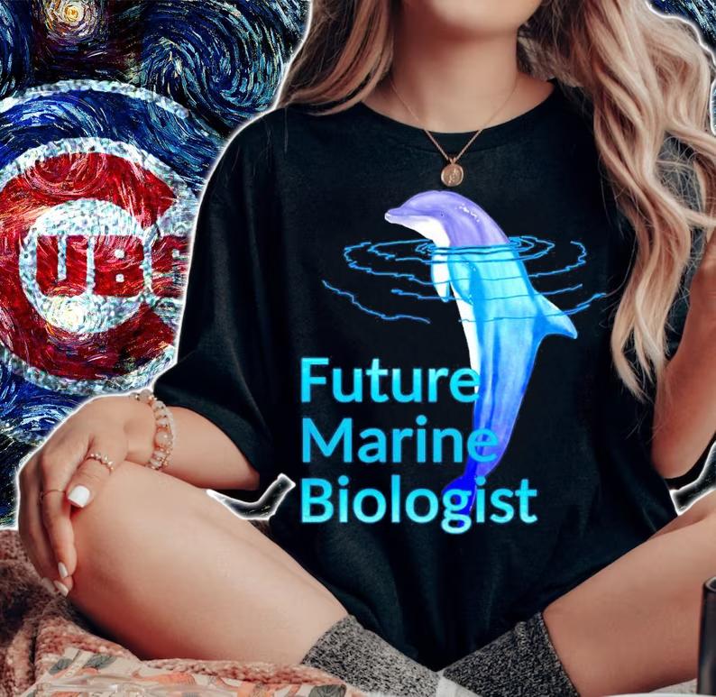 Future Marine Biologist Ocean Dolphin Pullover Shirt woman shirt