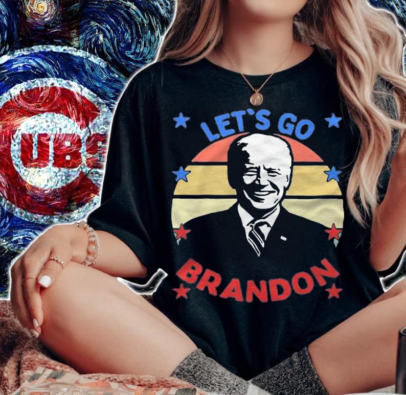 Hot funny No1 Spot On iTunes Hiphop Chart Let's Go Brandon T-Shirt woman shirt