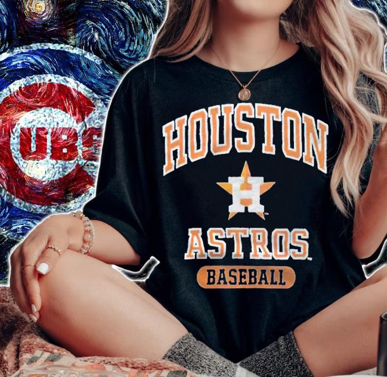 Houston Astros baseball team logo T-shirt