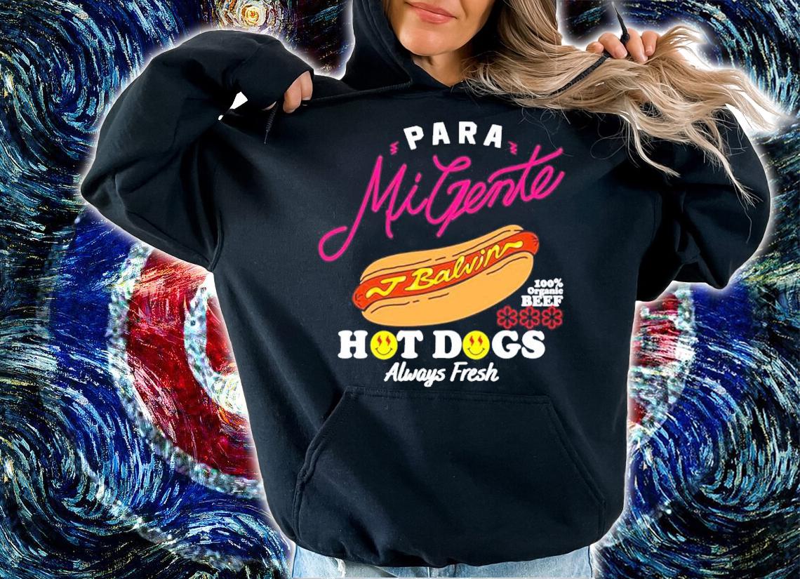 J Balvin Juammpii J Balvin Hot Dog Shirt hoodie