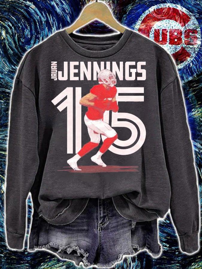 Jauan Jennings San Francisco Inline Football Shirt sweatshirt
