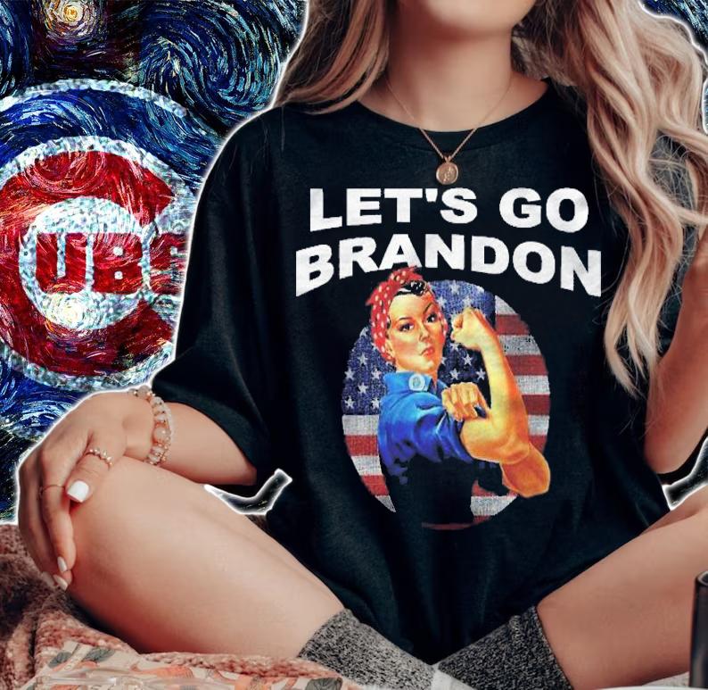 Lets Go Brandon American Flag Retro Vintage Shirt
